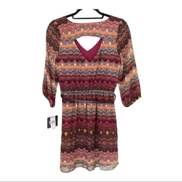 By & By 3/4 Sleeves Mini Dress New With Tags Size Small - Picture 2 of 14